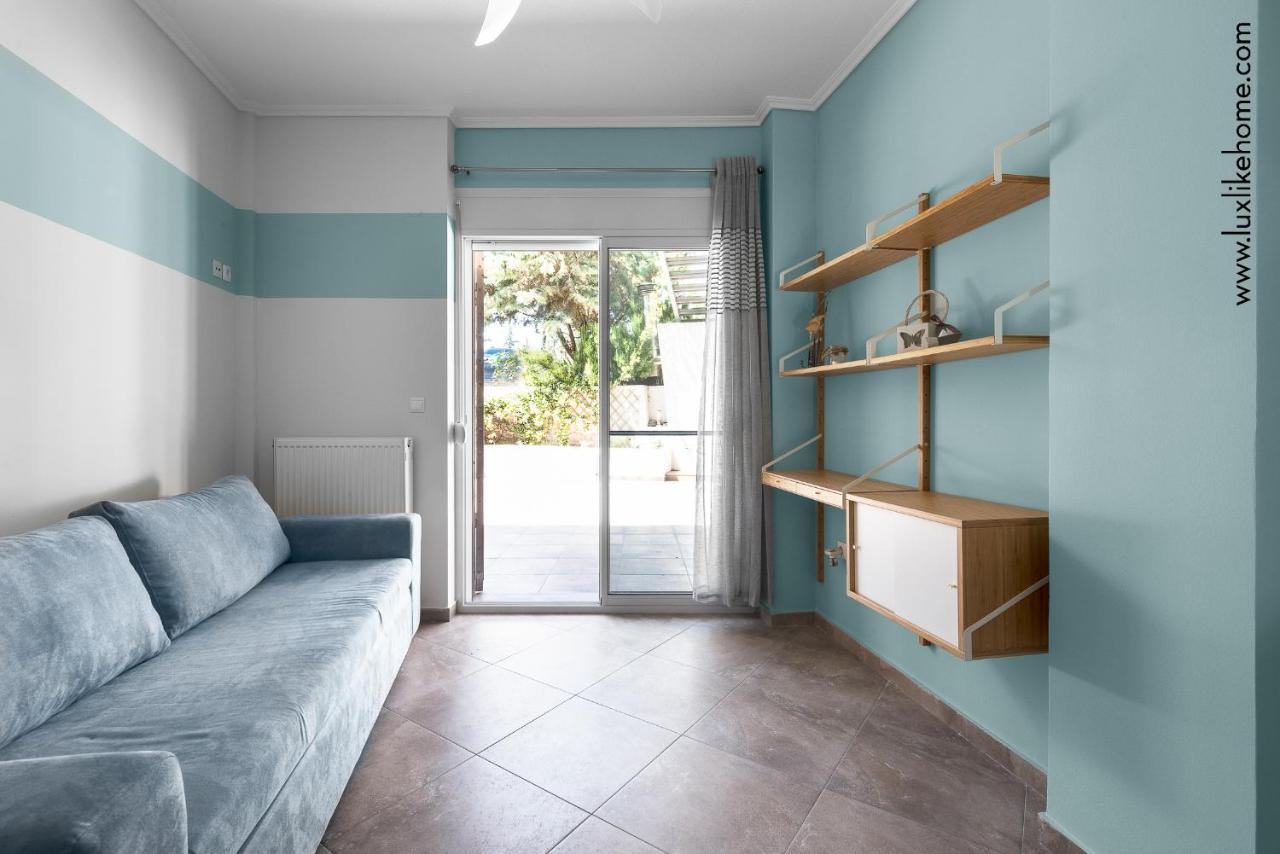 #Luxlikehome - Mediterranee Beachfront Summer House Kalyves Polygyrou Exterior photo