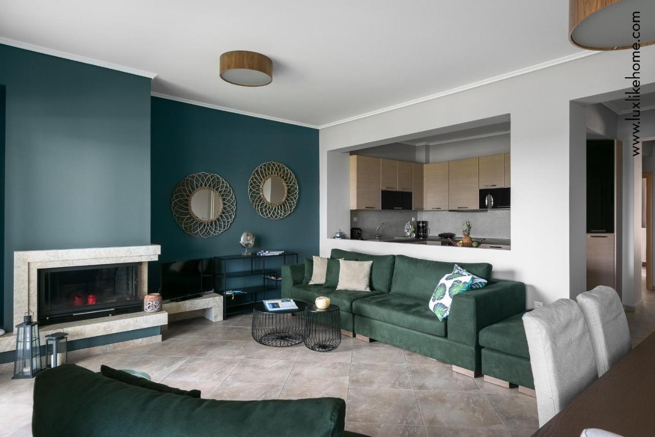 #Luxlikehome - Mediterranee Beachfront Summer House Kalyves Polygyrou Exterior photo